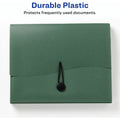 Avery Slide & View Letter Organizer Folder, Sage, 8 1/2" Width x 11" Length, AVE73546