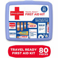 Johnson & Johnson Consumer . Johnson & Johnson Travel Ready First Aid Kit, Blue, JOJ202068