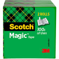 3M Scotch Magic Tape, Clear, 1 Pack, MMM8103472