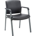 Lorell Healthcare Upholstery Guest Chair, Black, LLR30950