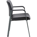 Lorell Healthcare Upholstery Guest Chair, Black, LLR30950