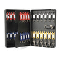 Carl Combination Key Cabinet, Black, CUI81040