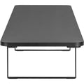 Lorell Quick-Install Monitor Laptop Riser, Black, LLR99556