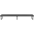 Lorell Quick-Install Monitor Laptop Riser, Black, LLR99556