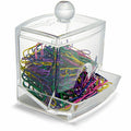 Officemate Paper Clip Dispenser, Clear, OIC93697