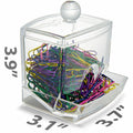 Officemate Paper Clip Dispenser, Clear, OIC93697