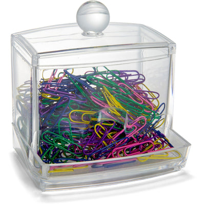 Officemate Paper Clip Dispenser, Clear, OIC93697