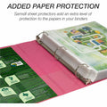 Samsill Earth's Choice Plant-based View Binders, Berry, 8 1/2" Width x 11" Length, 2 / Pack, SAMMP286576