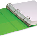 Samsill Earth's Choice Plant-based View Binders, Lime, 8 1/2" Width x 11" Length, 2 / Pack, SAMMP286578