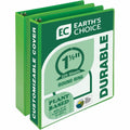 Samsill Earth's Choice Plant-based View Binders, Lime, 8 1/2" Width x 11" Length, 2 / Pack, SAMMP286578