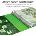 Samsill Earth's Choice Plant-based View Binders, Lime, 8 1/2" Width x 11" Length, 2 / Pack, SAMMP286578