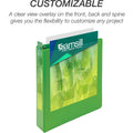 Samsill Earth's Choice Plant-based View Binders, Lime, 8 1/2" Width x 11" Length, 2 / Pack, SAMMP286578