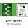 Samsill Earth's Choice Plant-based View Binders, Lime, 8 1/2" Width x 11" Length, 2 / Pack, SAMMP286578