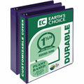 Samsill Earth's Choice Plant-based View Binders, Purple, 8 1/2" Width x 11" Length, 2 / Pack, SAMMP286508