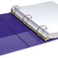 Samsill Earth's Choice Plant-based View Binders, Purple, 8 1/2" Width x 11" Length, 2 / Pack, SAMMP286508