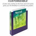 Samsill Earth's Choice Plant-based View Binders, Purple, 8 1/2" Width x 11" Length, 2 / Pack, SAMMP286508
