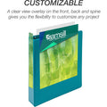 Samsill Earth's Choice Plant-based View Binders, Turquoise, 8 1/2" Width x 11" Length, 2 / Pack, SAMMP286577