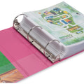 Samsill Earth's Choice Plant-based View Binders, Berry Pink, 8 1/2" Width x 11" Length, 2 / Pack, SAMU86876
