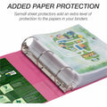 Samsill Earth's Choice Plant-based View Binders, Berry Pink, 8 1/2" Width x 11" Length, 2 / Pack, SAMU86876