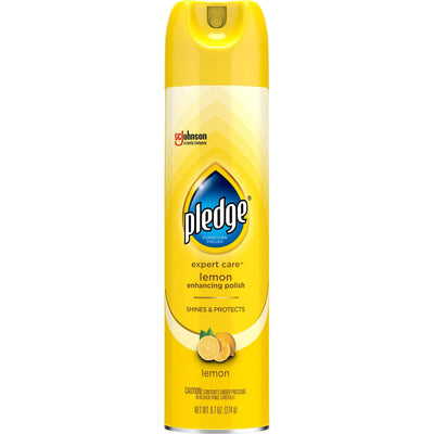 S. C. Johnson & Son Pledge Expert Care Enhancing Polish, Yellow, 6 / Carton, SJN336298CT