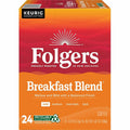 Keurig Dr Pepper . Folgers K-Cup Breakfast Blend Coffee, 24 / Box, GMT3451