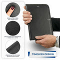 Samsill Letter Pad Folio, Black, 8 1/2" Width x 11" Length, SAM70811