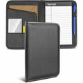 Samsill Letter Pad Folio, Black, 8 1/2" Width x 11" Length, SAM70811
