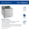 Brother Workhorse HL HL-L9410CDN Desktop Wireless Laser Printer - Color, BRTHLL9410CDN