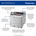 Brother Workhorse HLL9470CDN Desktop Wireless Laser Printer - Color, BRTHLL9470CDN