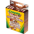 Crayola Ultra-Clean Washabe Large Crayons, Gold, 24 / Pack, CYO520134