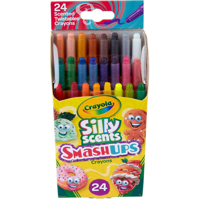 Crayola Silly Scents Mini Twistables Crayons, Assorted, 24 / Pack, CYO523470