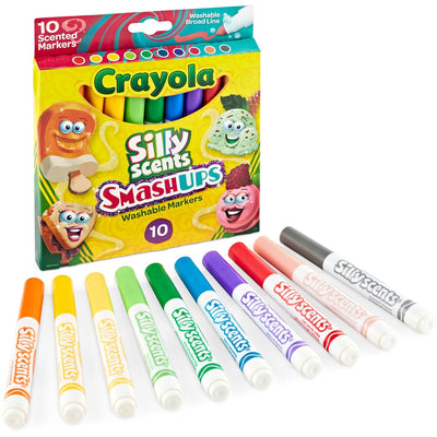 Crayola Silly Scents Slim Scented Washable Markers, 1 Pack, CYO588274
