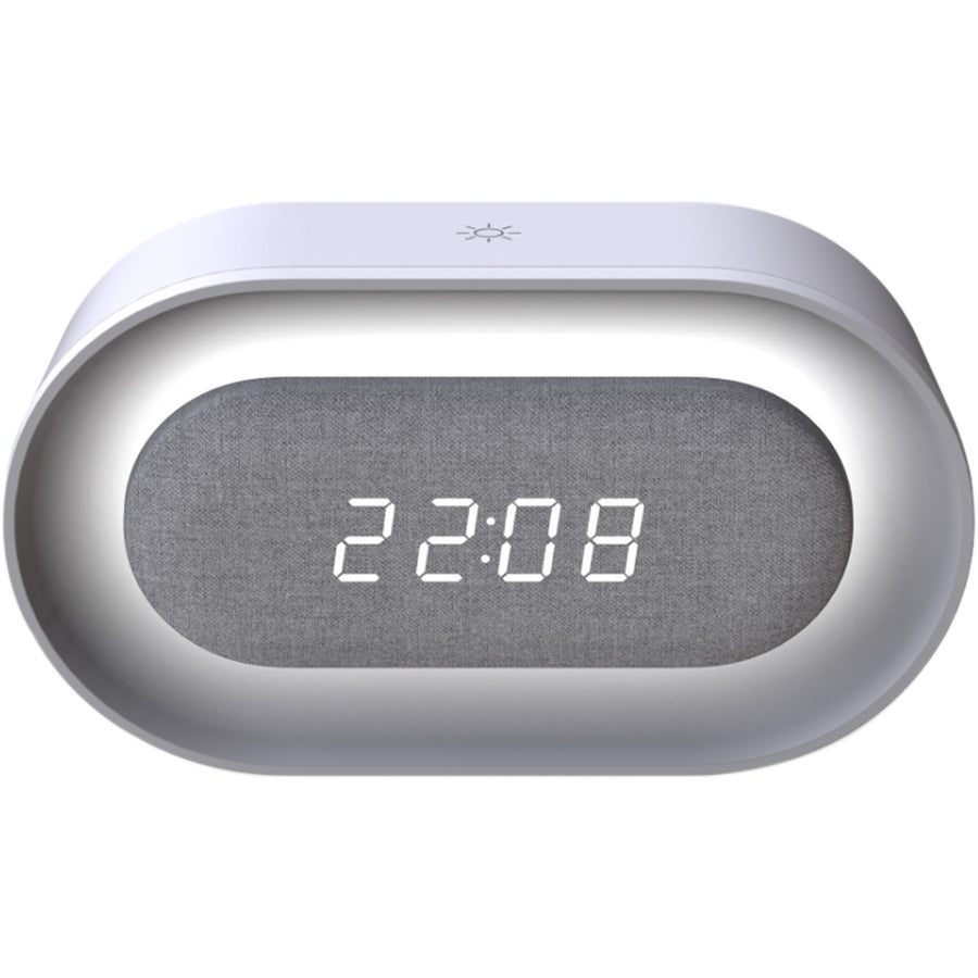 Data Accessories LED Night Light with Alarm Clock, 6.1" x 1.9", 12/24 hr Format, DTA21642
