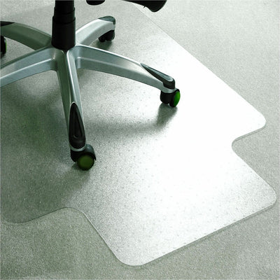 Floortex Cleartex AdvantagematPlus APET Lipped for Low/Standard Pile Carpets - 45" x 53", FLRNCCMFLAG0005