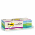 3M Post-it Recycled Super Sticky Notes, Assorted Oasis, 12 / Pack, MMM654R12SST
