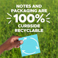 3M Post-it Recycled Super Sticky Notes, Assorted Oasis, 24 / Pack, MMM654R24SSTCP