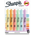 Newell Sharpie SmearGuard Tank Style Highlighters, 6 / Pack, SAN2157488