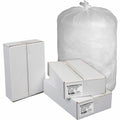 Genuine Joe Everyday High-Density Can Liners, Natural, 500 / Carton, EJOHD303713
