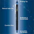 Pilot FriXion Synergy Clicker Erasable Gel Pen, 1 Dozen, PIL17366