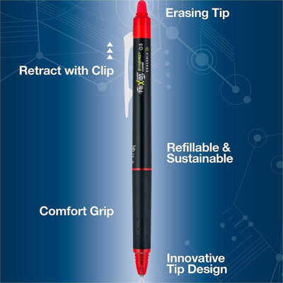 Pilot FriXion Synergy Clicker Erasable Gel Pen, 1 Dozen, PIL17372