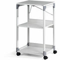 Durable Office System Overhead/Beamer Trolley, Gray, DBL370110