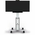 Durable Office COWORKSATION Mobile TV Cart, White, DBL370202