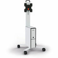 Durable Office COWORKSATION Mobile TV Cart, White, DBL370202