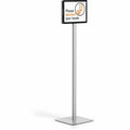 Durable Office Info Basic Floor Stand, Charcoal Gray, DBL501057
