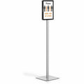 Durable Office Info Basic Floor Stand, Charcoal Gray, DBL501057