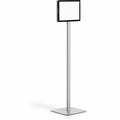 Durable Office Info Basic Floor Stand, Charcoal Gray, DBL501057