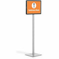Durable Office Info Basic Floor Stand, Charcoal Gray, DBL501157