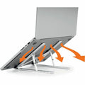 Durable Office Laptop Stand Fold, Silver, DBL505123