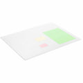 Durable Office Desk Mat 650x500mm Contoured Edges PP, Transparent, DBL712319