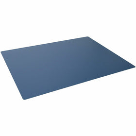 Durable Office Desk Mat 650x500 mm with Contoured Edges PP, Navy Blue, DBL713307